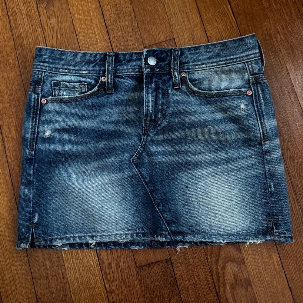 Gap mini denim skirt